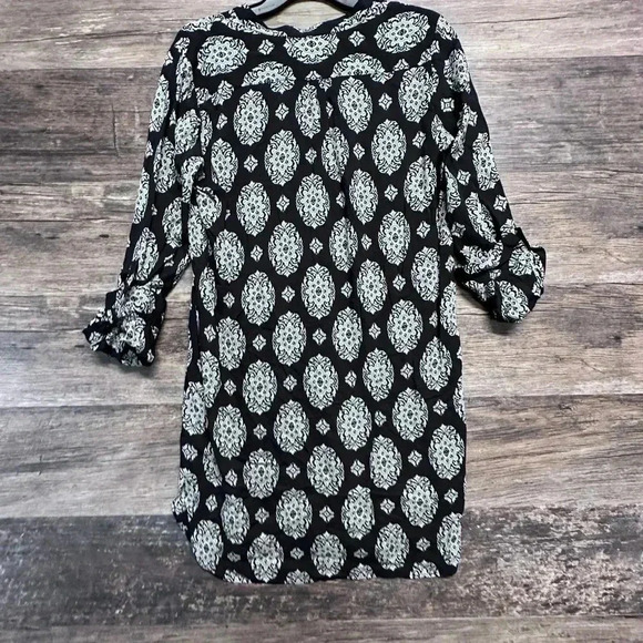 Zara Black and White Patterned Dress - Picture 2 of 7